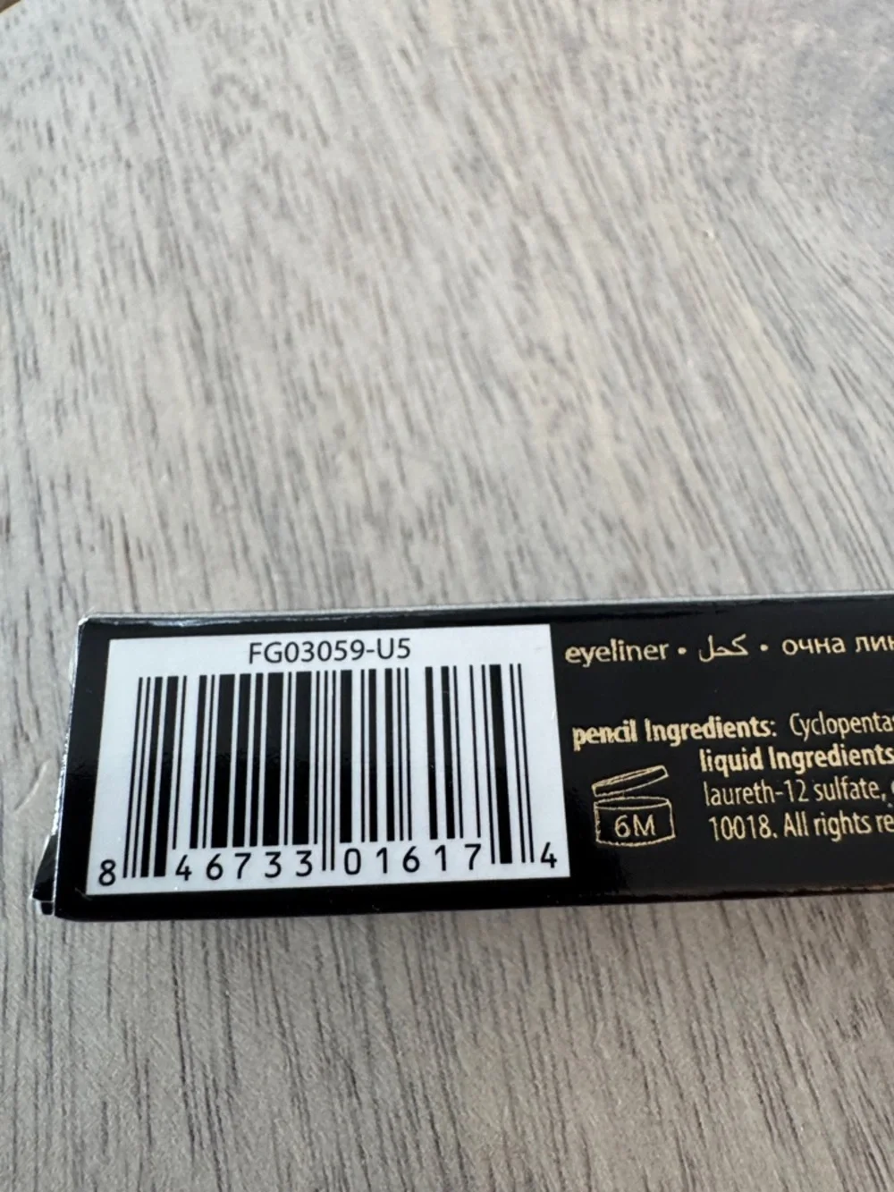 tarte Double Take Dual-Ended Black Liquid & Gel Pencil Crayon Eyeliner.